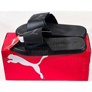 PUMA Starcat Tech Men's Slide Sandals / Size 11 / Black-Asphalt / New in Box